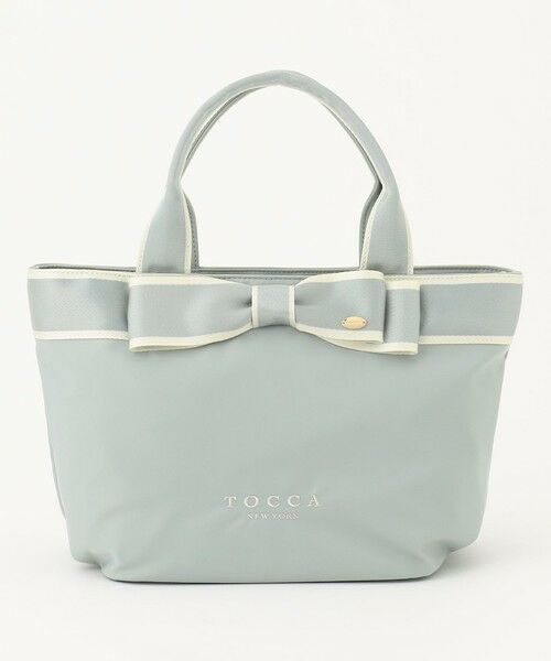 【撥水】BICOLOR RIBBON TOTE トートバッグ