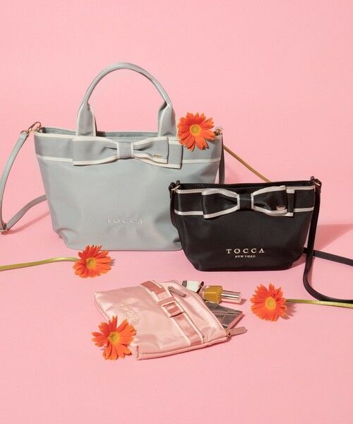 TOCCA / トッカ ショルダーバッグ | 【撥水】BICOLOR RIBBON TOTE トートバッグ | 詳細9