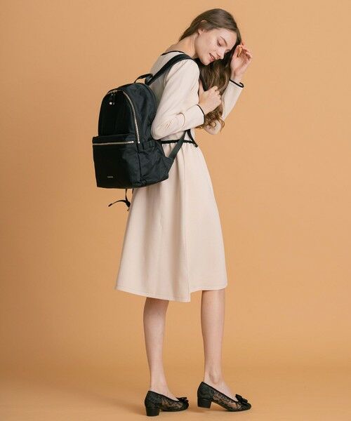 【A4サイズ対応・撥水・PCポケット付き】SIDE RIBBON BACKPACK リュックサック