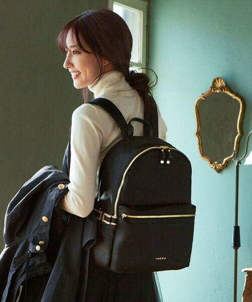 A4サイズ対応・撥水・PCポケット付き】SIDE RIBBON BACKPACK リュック 