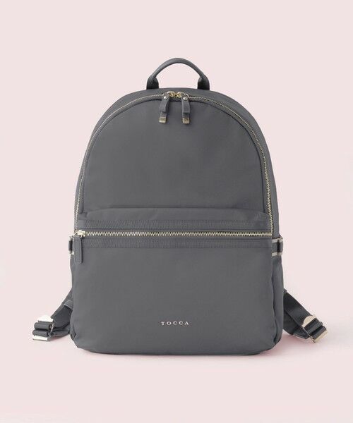 TOCCA / トッカ リュック・バックパック | 【A4サイズ対応・PCポケット付き】SIDE RIBBON BACKPACK バックパック（[新色]ライトグレー系）