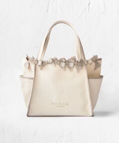 OCTUPLE RIBBON TOTE L トートバッグ L