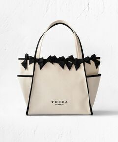 OCTUPLE RIBBON TOTE L トートバッグ L