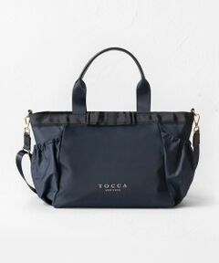 DUAL RIBBON NYLON TOTE L トートバッグ L