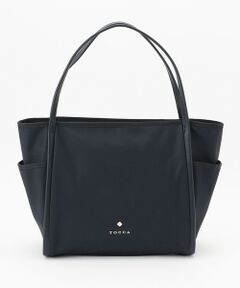 TRIM LEATHER NYLONTOTE トートバッグ