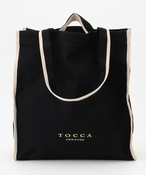 タイムセール！在庫限り！新品未使用！　TOCCA ブラック トートバッグ TOCCA 「TOCCA」 トートバッグ F ブラック レディース
