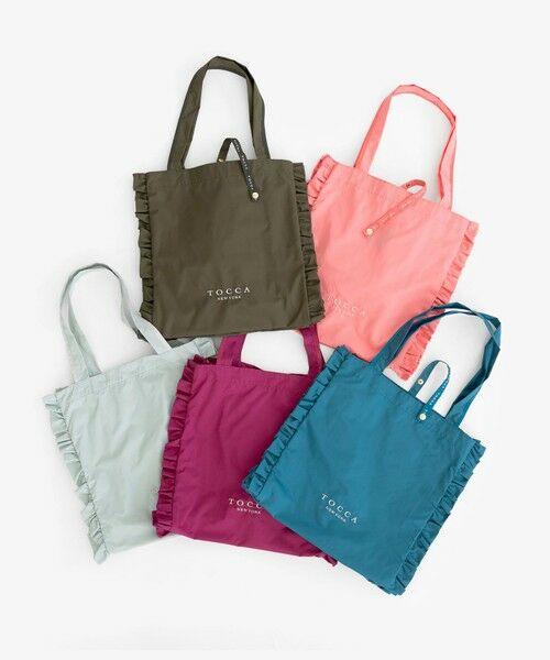 TOCCA / トッカ トートバッグ | 【大人百花掲載】【A4サイズ対応・折りたたみ可】TRIM WAVES SUBBAG サブバッグ | 詳細1