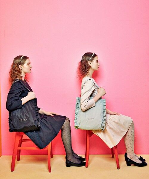 TOCCA / トッカ トートバッグ | 【大人百花掲載】【A4サイズ対応・折りたたみ可】TRIM WAVES SUBBAG サブバッグ | 詳細8