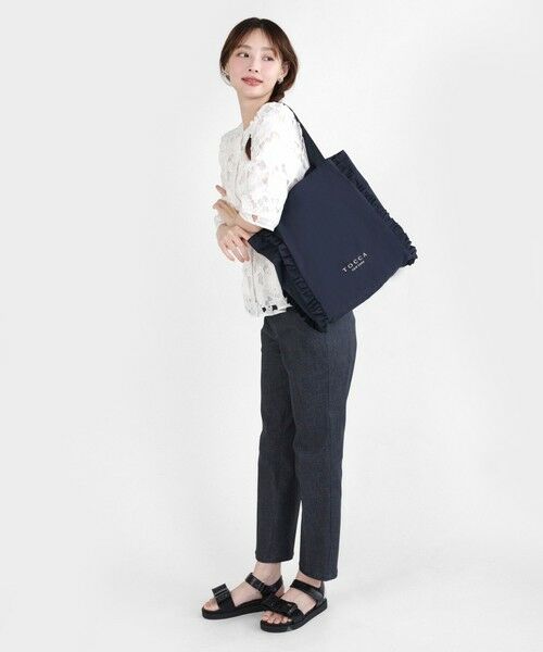 TOCCA / トッカ トートバッグ | 【大人百花掲載】【A4サイズ対応・折りたたみ可】TRIM WAVES SUBBAG サブバッグ | 詳細14