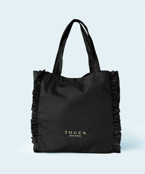 TOCCA / トッカ エコバッグ | 【新色登場・A4サイズ対応・折りたたみ可】TRIM WAVES SUBBAG サブバッグ（[新色]ブラック（ショルダーブラック））