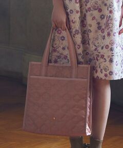 【A４サイズ・撥水】CHECKER CLOVER QUILT TOTE トートバッグ