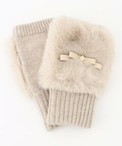 KNIT FUR HANDWARMER ハンドウォーマー