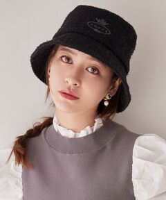 【UV90%以上カット・洗える・サイズ調整可】TWEED BUCKET HAT バケットハット