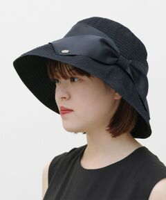 【UV90%カット・吸水速乾・抗菌防臭・洗える・サイズ調整可】GROSGRAIN RIBON HAT 帽子