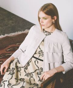 TOCCA / トッカ ノーカラージャケット | 【洗える！】AURORAL GLOW ジャケット