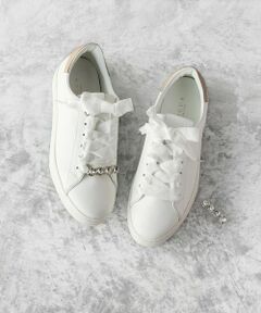 【新色シルバーカラー登場！】【軽量】BIJOUX SNEAKERS スニーカー