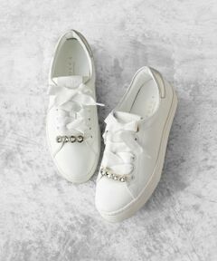 【新色シルバーカラー登場！】【軽量】BIJOUX SNEAKERS スニーカー