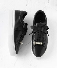 【新色シルバーカラー登場！】【軽量】BIJOUX SNEAKERS スニーカー