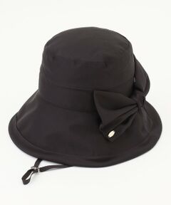【UV90%以上カット・吸水速乾・接触冷感・抗菌防臭】BIG RIBBON WIDE BRIM HAT 帽子