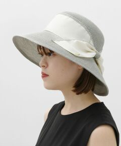 【UV90%以上カット・吸水速乾・抗菌防臭・洗える・サイズ調整可】WIDE BRIM BRAIDHAT 帽子