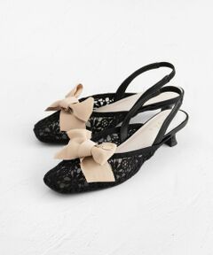 NUANCE RIBBON BACKSTRAP SANDALS サンダル