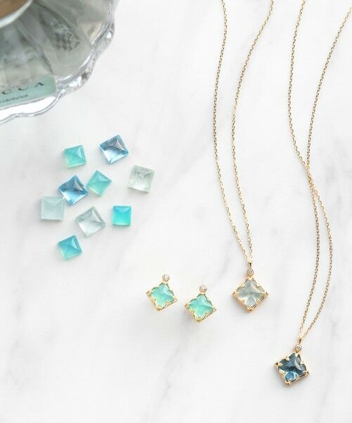 TOCCA / トッカ ネックレス・ペンダント・チョーカー | 【WEB限定＆数量限定】BLUE STAR K10 NECKLACE  K10 天然石ピラミッドカット ネックレス | 詳細3