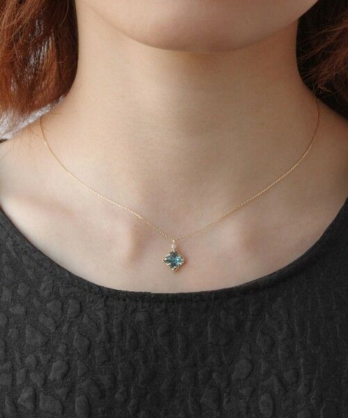 TOCCA / トッカ ネックレス・ペンダント・チョーカー | 【WEB限定＆数量限定】BLUE STAR K10 NECKLACE  K10 天然石ピラミッドカット ネックレス | 詳細8
