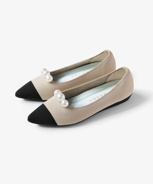 TOCCA / トッカ パンプス | 【軽量・撥水・お洗濯可・選べるシュークリップ】steppi×TOCCA BICOLOR POINTED PUMPS バイカラーポインテッドパンプス | 詳細7