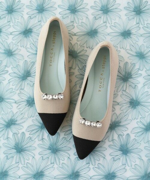 TOCCA / トッカ パンプス | 【軽量・撥水・お洗濯可・選べるシュークリップ】steppi×TOCCA BICOLOR POINTED PUMPS バイカラーポインテッドパンプス | 詳細19