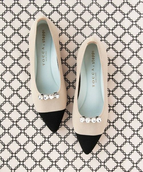 TOCCA / トッカ パンプス | 【軽量・撥水・お洗濯可・選べるシュークリップ】steppi×TOCCA BICOLOR POINTED PUMPS パンプス | 詳細23