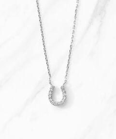 【WEB限定】DIAMOND HORSESHOE K10WGNECKLACE K10ホワイトゴールド ダイヤモンド ネックレス