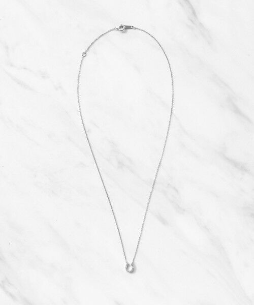 TOCCA / トッカ ネックレス・ペンダント・チョーカー | 【WEB限定】DIAMOND HORSESHOE K10WGNECKLACE K10ホワイトゴールド ダイヤモンド ネックレス | 詳細1