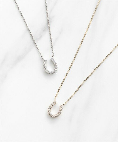 TOCCA / トッカ ネックレス・ペンダント・チョーカー | 【WEB限定】DIAMOND HORSESHOE PLATINUM NECKLACE プラチナ ダイヤモンド ネックレス | 詳細5