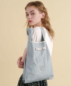 【WEB＆一部店舗限定】【折り畳み収納可能】POINT OF RIBBON ECOBAG エコバッグ