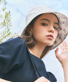 【大人百花掲載】【リバーシブル・UVカット率90%・速乾・接触冷感】BOTANICAL GARDEN PARTY BUCKETHAT バケットハット