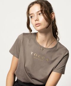 【洗える！】TOCCA NEW YORK LOGO TEE Tシャツ