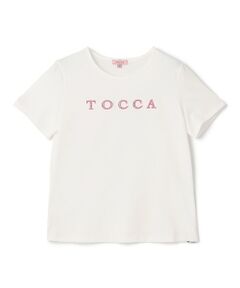 【洗える！】TOCCA PATCHWORK LOGO TEE Tシャツ