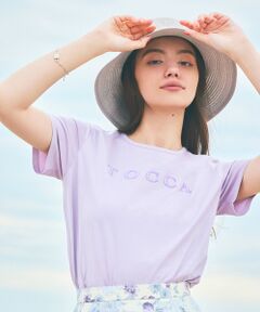 【洗える！】TOCCA PATCHWORK LOGO TEE Tシャツ