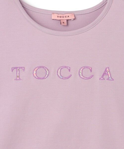 TOCCA / トッカ カットソー | 【洗える！】TOCCA PATCHWORK LOGO TEE Tシャツ | 詳細14