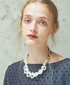 LACE PEARL NECKLACE ネックレス