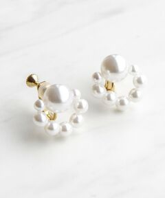 LACE PEARL EARRINGS イヤリング