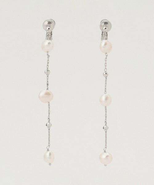 PEARL STATION EARRINGS 淡水バロックパール イヤリング