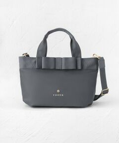 TOCCA / トッカ トートバッグ | 【新色登場・大人百花掲載】RIBBON BRICK TOTE M トートバッグ M