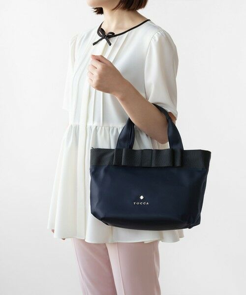 TOCCA / トッカ トートバッグ | 【大人百花掲載】【撥水】RIBBON BRICK TOTE M トートバッグ M | 詳細13