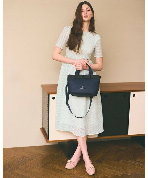 TOCCA / トッカ トートバッグ | 【大人百花掲載】【撥水】RIBBON BRICK TOTE M トートバッグ M | 詳細11