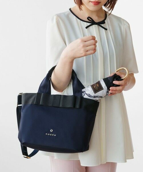 TOCCA / トッカ トートバッグ | 【大人百花掲載】【撥水】RIBBON BRICK TOTE M トートバッグ M | 詳細12