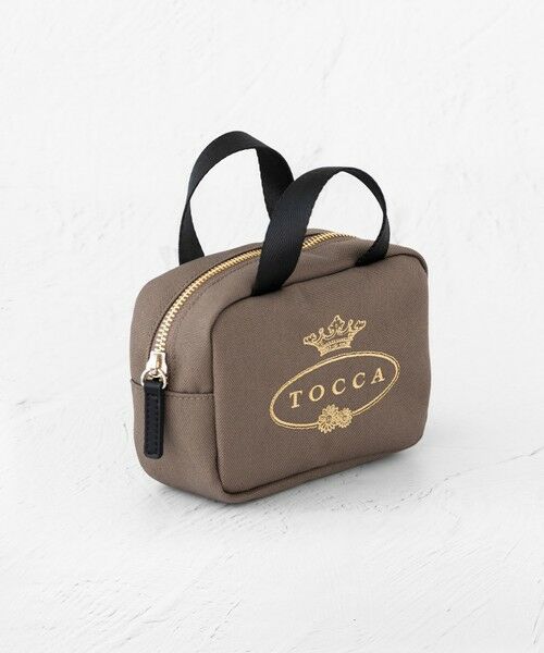 TOCCA / トッカ ポーチ | 【一部カラー撥水】TOCCA LOGO MINIPOUCH BAG ミニポーチバッグ | 詳細4