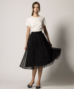 TOCCA / トッカ ミニ・ひざ丈スカート | 【消臭・洗える】RIBBON MEADOW スカート