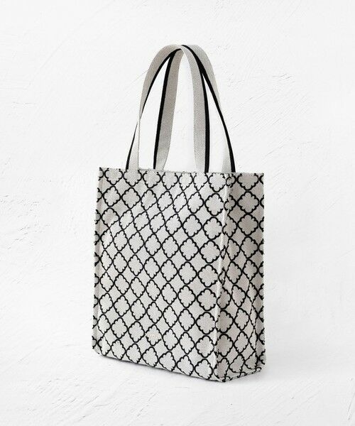 TOCCA / トッカ トートバッグ | 【A4サイズ対応】CHECKER CLOVER EMBROIDERY A4TOTE トートバッグ | 詳細1