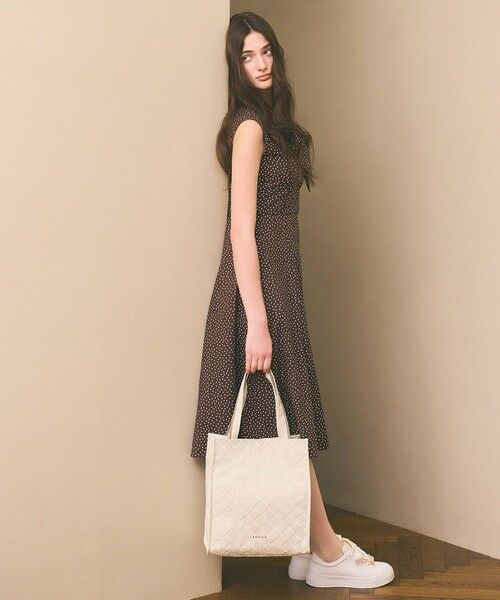 TOCCA / トッカ トートバッグ | 【A4サイズ対応】CHECKER CLOVER EMBROIDERY A4TOTE トートバッグ | 詳細5